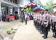 Penghormatan Kedinasan, Polres Tator Gelar Acara Pemakaman Almarhum (Purn) IPDA Jonathan Lallo