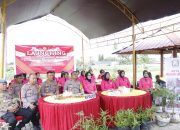 Dukung Ketahanan Pangan, Polres Pinrang Ikuti Launching Pekarangan Pangan Lestari