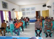 Bhabinkamtibmas Polres Majene Hadiri Musyawarah Desa Bonde Bahas Peraturan Retribusi dan Lambang Desa