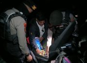 Cegah Aksi Kejahatan di Malam Hari, Personil Sat Samapta Polres Majene Gelar Patroli Malam