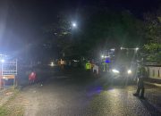 Polres Majene Gelar Patroli Blue Light untuk Tekan Pelanggaran Lalu Lintas di Malam Hari