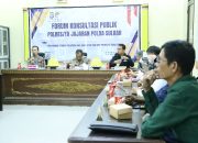 Polres Majene Terima Kunjungan Birorena Polda Sulbar dan Ombudsman RI dalam Rangka Forum Konsultasi Publik