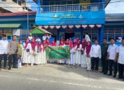 Personel Polsek Banggae Kawal Pawai Taaruf Keliling Sambut Ramadhan 2025