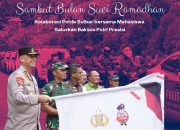 Kolaborasi Polda Sulbar Bersama Mahasiswa Salurkan Bansos Polri Presisi, Sambut Bulan Suci Ramadhan