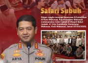 Pemeliharaan Kamtibmas, Kapolrestabes Makassar  Laksanakan Safari Shalat Subuh di Masjid Babul Jannah