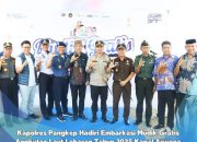 Kapolres Pangkep Hadiri Embarkarsi Mudik Gratis Angkutan Laut