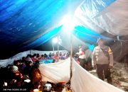 Bhabinkamtibmas Polsek Pana Sambangi Warga dan Amankan Ibadah Padang PAR GTM