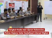 Tangkal Hoaks dan Ujaran Kebencian, Polres Majene Gelar Sosialisasi Literasi Digital