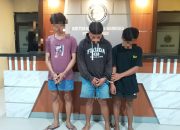 Tiga Pemuda Asal Donggala Sulteng Ditangkap Ditresnarkoba Polda Sulbar, Satu DPO!