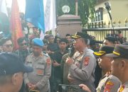 Aksi Unras Mahasiswa dan Forbes Berlangsung Tertib, Wakapolres Bone Sampaikan Ini