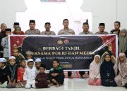 Kapolres Majene dan Media Berbagi Takjil di Panti Asuhan untuk Keberkahan Ramadhan