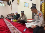 Kapolres Majene Gelar Tadarusan Bersama Personel di Masjid Nurul Ikhlas Polres Majene