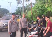 Personel Polsek Malunda Gelar Patroli untuk Cegah Aksi Balap Liar di Wilayah Hukumnya