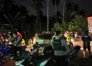 Bubarkan Aksi Balapan Liar, Polres Majene Amankan Puluhan Sepeda Motor