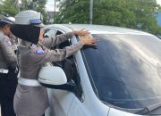 Sat Lantas Polres Wajo Sosialisasi Layanan Hotline Call Centre110, Mudik Aman Keluarga Nyaman