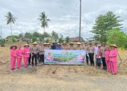 Polres Soppeng Tanam Jagung Berlanjut di Lahan Ketahanan Pangan