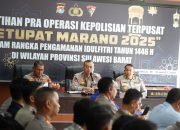 Kapolda Sulbar Resmi Buka Latihan Pra Operasi Ketupat Marano: Siap Amankan Lebaran!