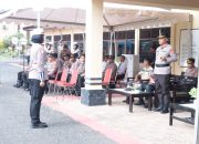 Apel Gelar Pasukan Operasi Ketupat Lipu Tahun 2025, Kapolres Bacakan Amanat Seragam Kapolri