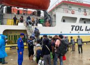 Personel Sat Polair Polres Majene Maksimalkan Pengamanan Pemberangkatan KM. Sabuk Nusantara 93 di Pelabuhan Passarang