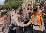 Kapolres Sinjai Hadiri Penyambutan Kapolda Sulsel Yang Baru Irjen Pol. Drs Rusdi Hartono,M.Si.