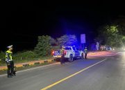 Satlantas Polres Majene Gelar Patroli Blue Light Cegah Balapan Liar