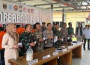 Kapolres Bone dan Forkopimda Gelar Konferensi Pers Hasil Operasi Pekat Jelang Idul Fitri 1446 H