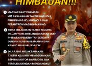 Ini Himbauan Kapolres Luwu Timur Dalam Pelaksnaan Takbir Keliling