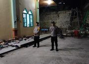 Personel Polsek Mamasa Amankan Shalat Isya dan Tarawih di Masjid Nurul Iman Tatoa