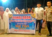 Polsek Banggae Amankan Pawai Obor Sambut Hari Raya Idul Fitri 1446 H