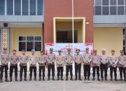 Kapolres Bone Pimpin Upacara Kenaikan Pangkat Pengabdian AKBP AKH. Subagyo