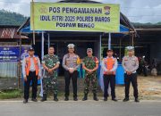 Pastikan Arus Lalulintas Terkendali Pasca Lebaran, Kasat Lantas Polres Maros Pantau Semua Posko Ops Ketupat
