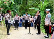 Penghormatan Kedinasan, Polres Tator Gelar Acara Pemakaman Almarhum (Purn) Aiptu Arifin Buranda