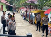 Satuan Samapta Polres Majene Gelar Patroli di Objek Wisata Pantai Saat Libur Lebaran