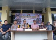 Konferensi Per Polres Parepare : Tahanan Narkoba Meninggal Dirumah Sakit, Sebab Penyakit Paru Paru