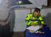 Dalam Rangka Memastikan Pengamanan Arus Mudik, Kapolres Palopo Cek Pos Pelayanan