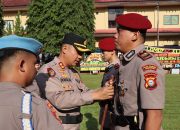 Polres Maros Gelar Upacara Serah Terima Jabatan Kasat Reskrim