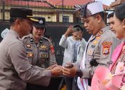 Sambut Kapolres Baru AKBP Stephanus Luckyto, Polres Toraja Utara Gelar Tradisi Penyambutan Adat Khas Toraja