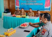 Kanit Binmas Polsek Pamboang Hadiri Lokakarya Mini Lintas Sektor Pertama UPTD Puskesmas Pamboang 2025
