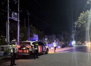 Tekan Pelanggaran Lalu Lintas Malam Hari, Satlantas Polres Majene Gelar Patroli Blue Light
