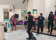 Kapolres Gowa Pimpin Sterilisasi dan Pemantauan Ibadah Jumat Agung di Gereja
