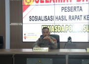Polres Soppeng Gelar Sosialisasi Hasil Rapat Kerja Itwasda Polda Sulsel