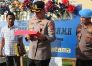 Pastikan Disiplin, Kapolres Pinrang Cek Kehadiran dan Aktivitas Pagi Personel