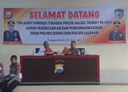 Polres Gowa Sambut Tim Audit Kinerja Itwasda Polda Sulsel Tahap I T.A. 2025