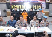 Kapolrestabes Makassar Pimpin Press Realese Pengungkapan Kasus Kriminal Selama Sepekan