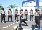 Kapolres Bulukumba AKBP Restu Wijayanto Pantau Langsung Latihan Dalmas, Ini Pesannya.