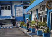 Wakili Dirlantas Polda Sulsel, AKBP Erwin Syah Pimpin Apel Pagi Jam Pimpinan