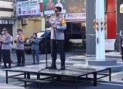 Kapolrestabes Makassar Pimpin Apel Pagi dirangkaikan Dengan Halal Bi Halal