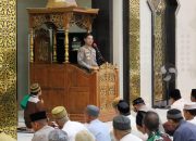 Kapolrestabes Makassar Laksanakan Safari Subuh di Tamalanrea Sampaikan Himbauan Kamtibmas