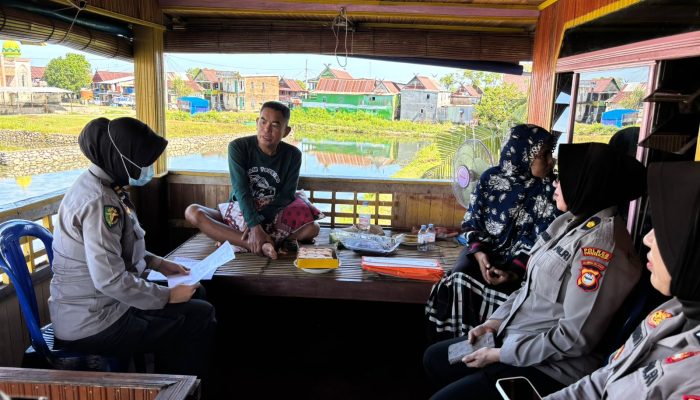 Sigap, Polres Pangkep Kunjungi Persnil Yang Sedang Sakit Dengan Memberikan Pelayanan Kesehatan Yang Maksimal