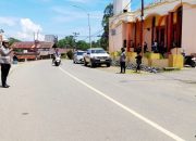 Polwan Polres Luwu Timur Laksanakan Tugas Pengamanan Pelaksanaan Shalat Jumat